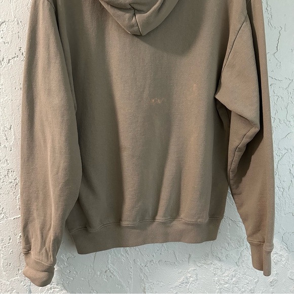 SPORTY & RICH Hoodie Sweatshirt Womens Size Small Neutral Tan - Picture 8 of 11
